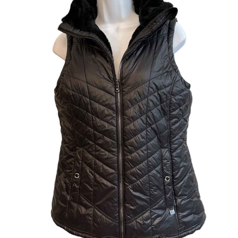 Michael Kors Black Quilted Vest NWOT